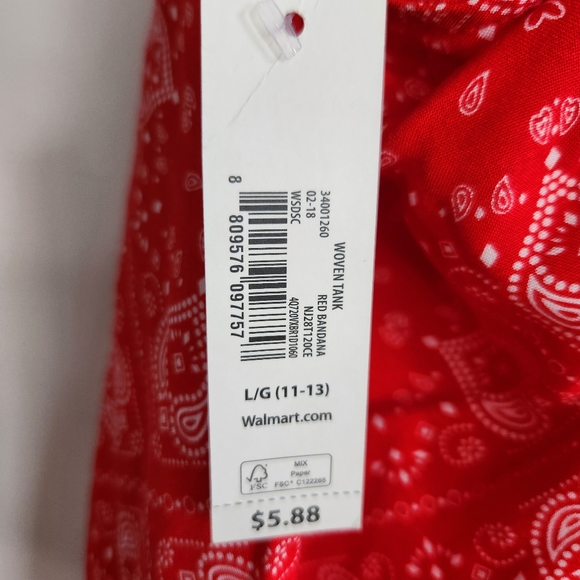 Red Halter spaghetti strap tank - Picture 7 of 7